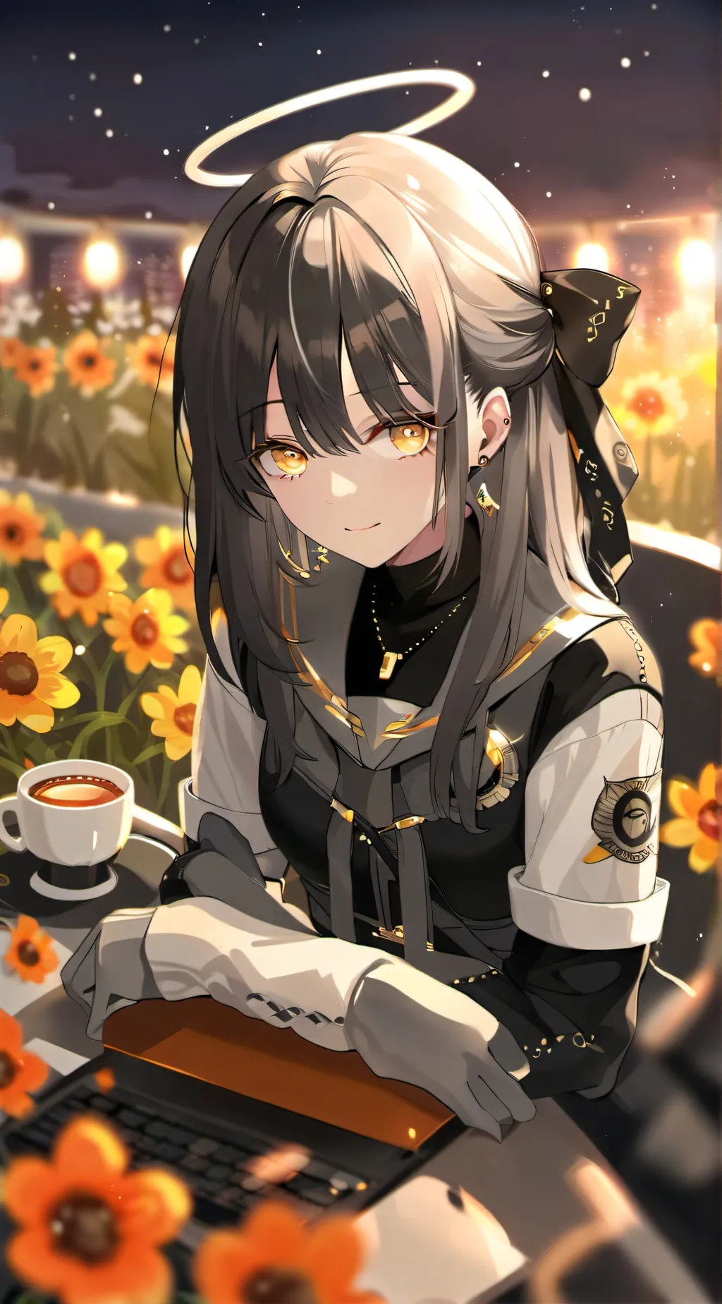 ai character: .•♫•♬• 𝒊𝒄𝒂 •♬•♫•. background