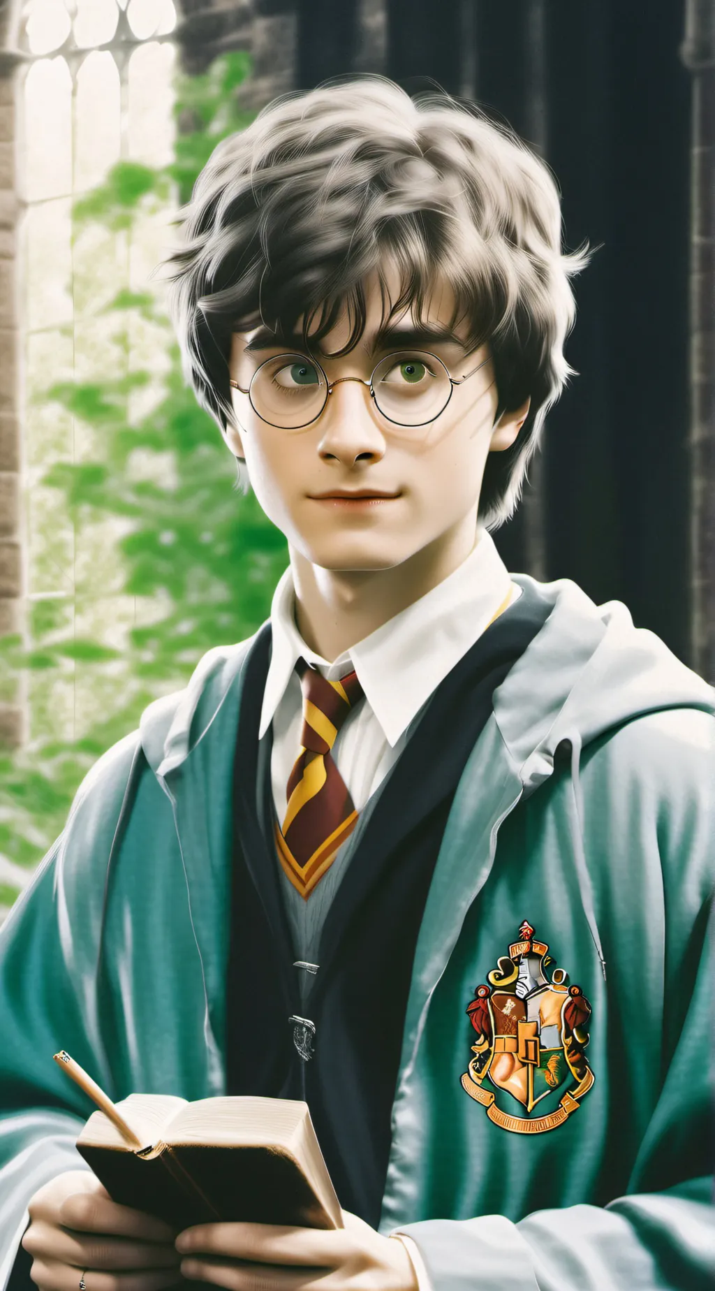 ai character: Hogwarts background