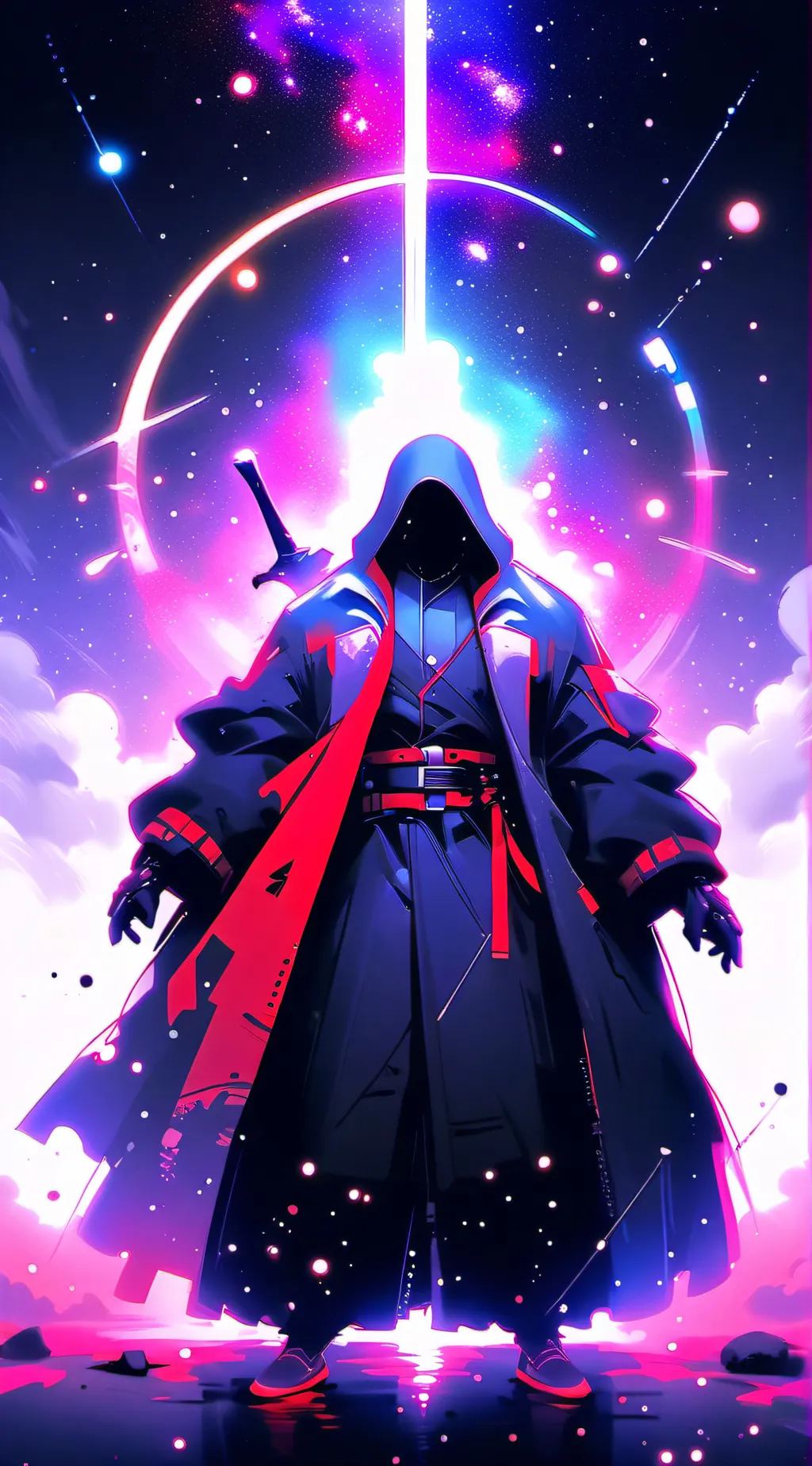 ai character: red imposter  background