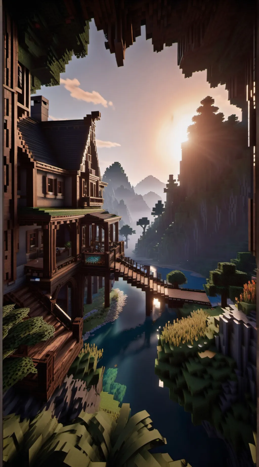 ai character: Minecraft RPG background