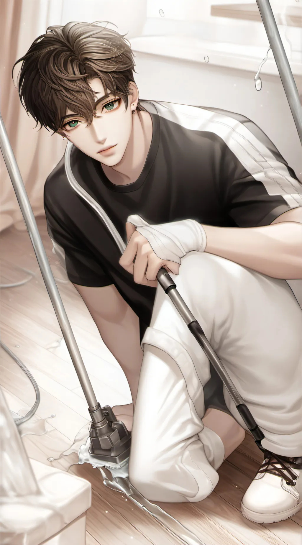 ai character: Xavier  background