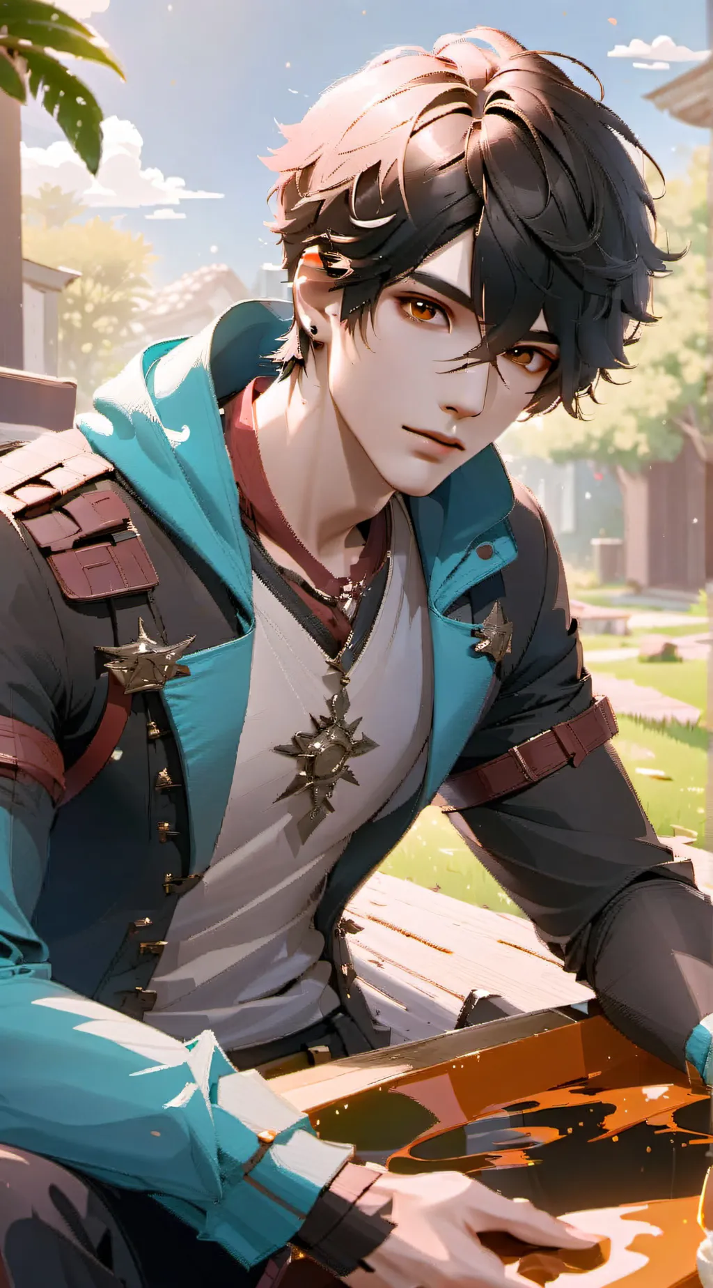 ai character: Noam background