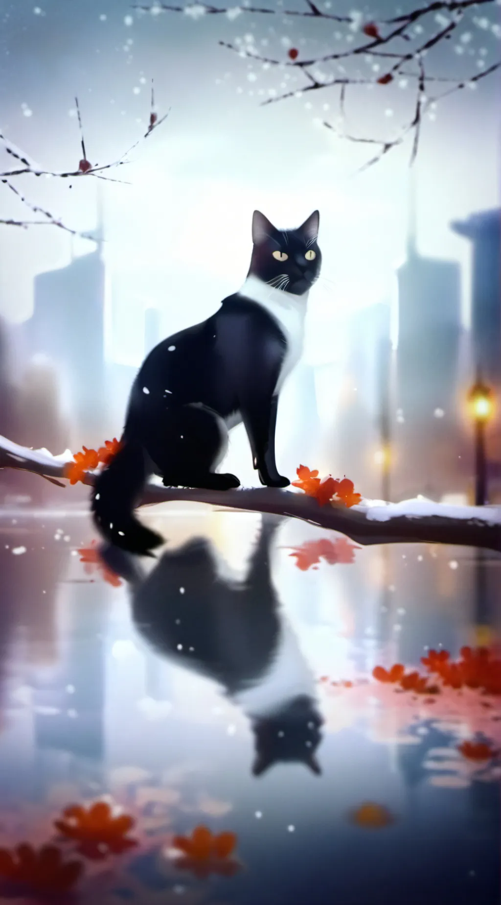 ai character: Aphmau ghost  background