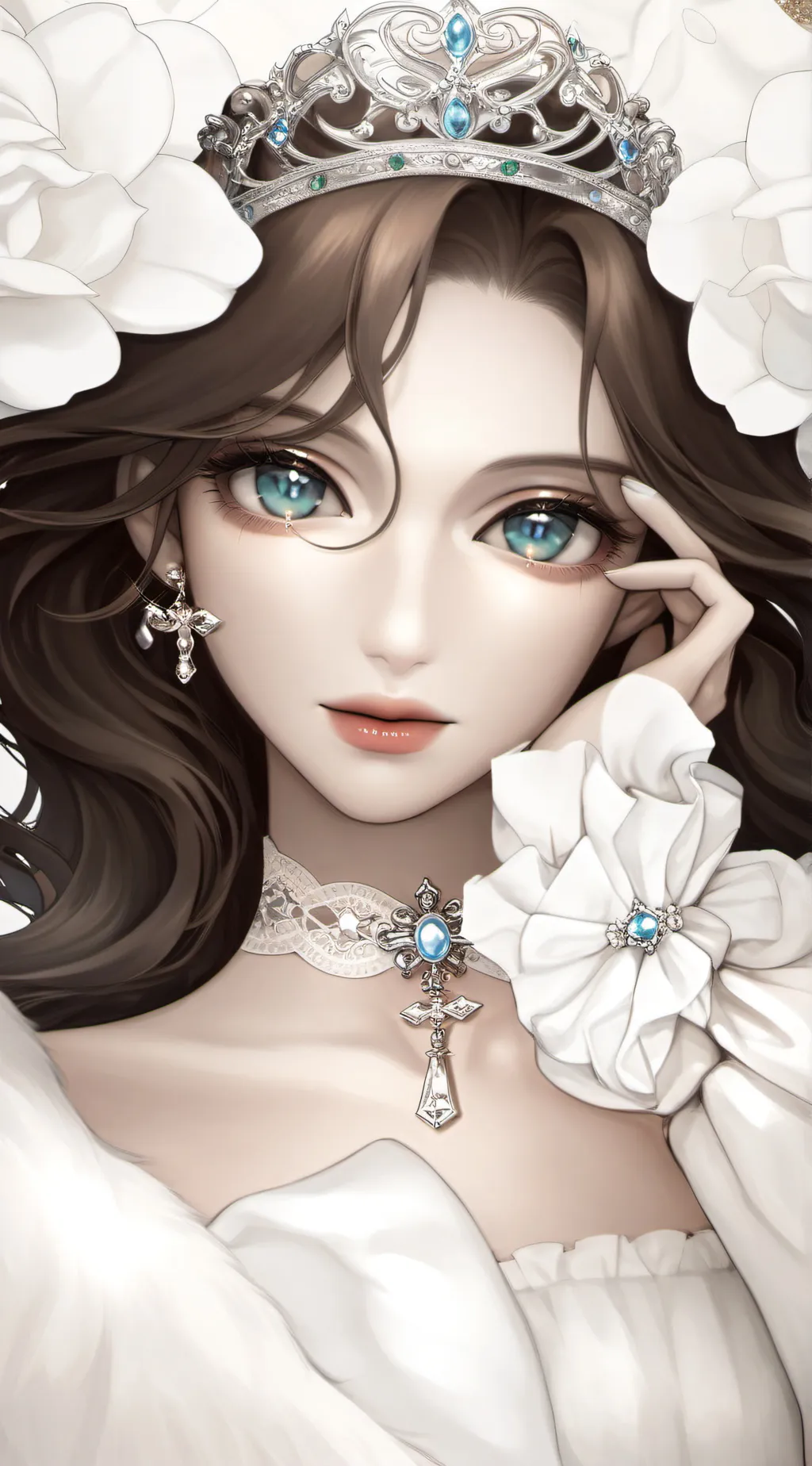 ai character: Aurora  background