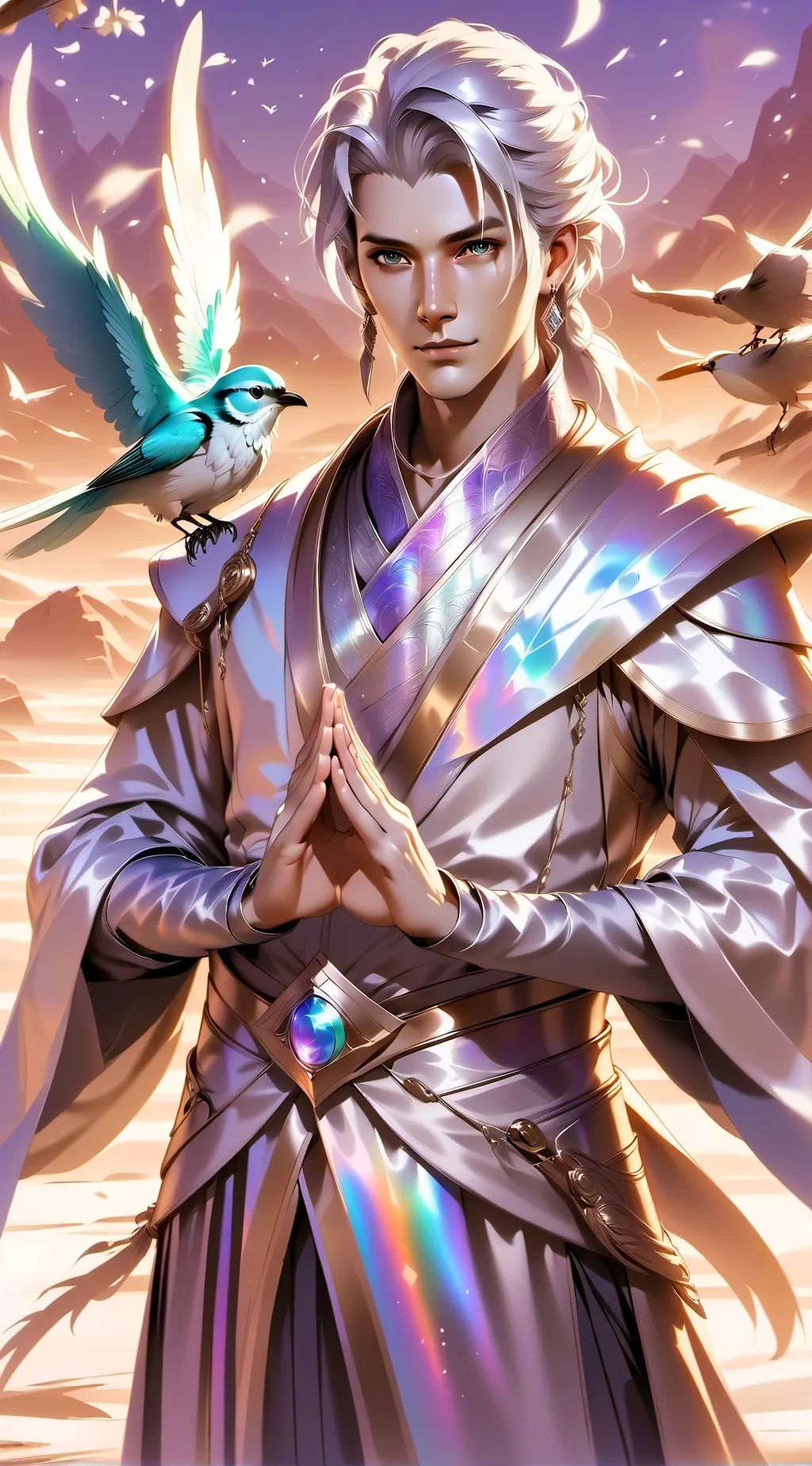 ai character: Raphael background