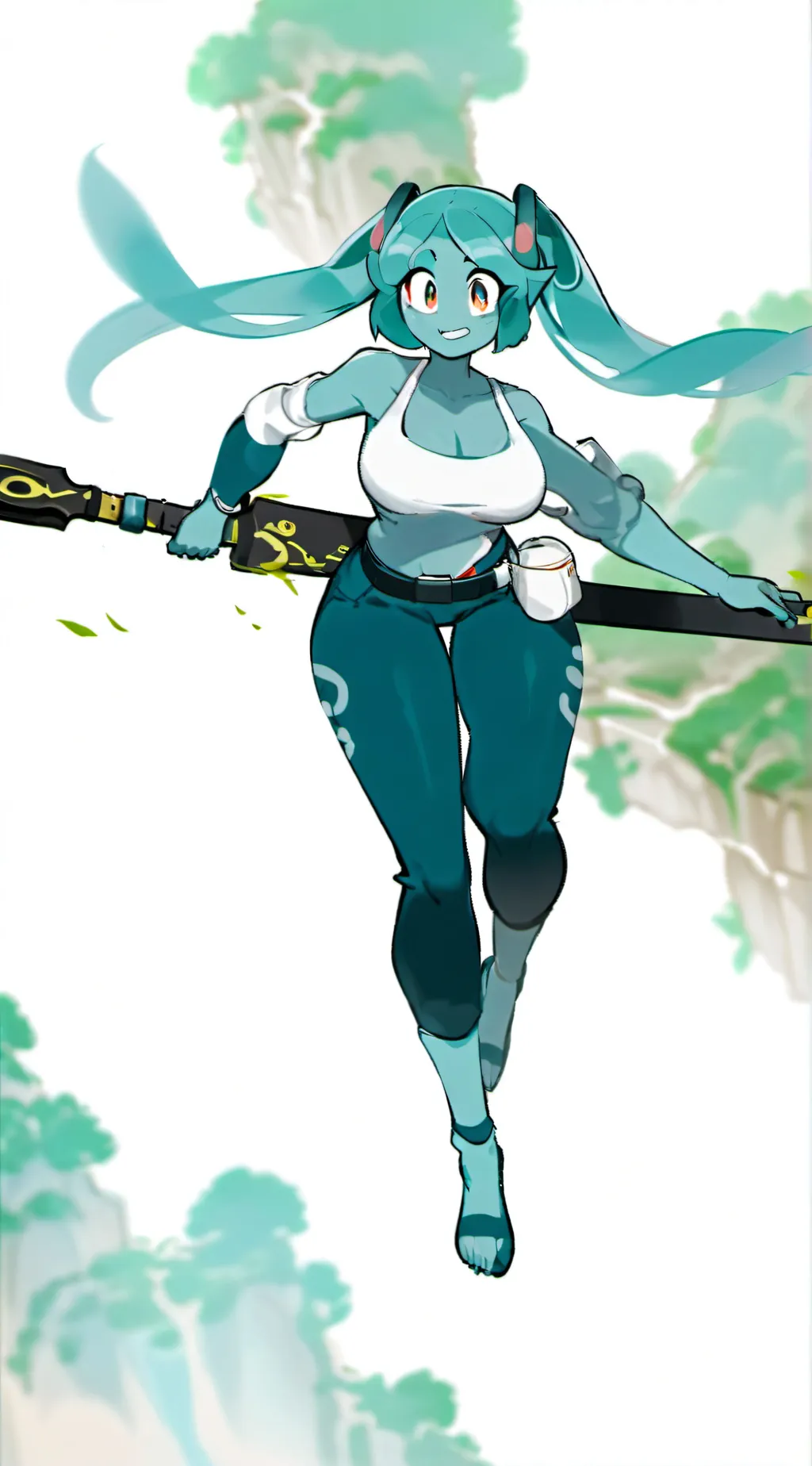 ai character: Sammy Slime background