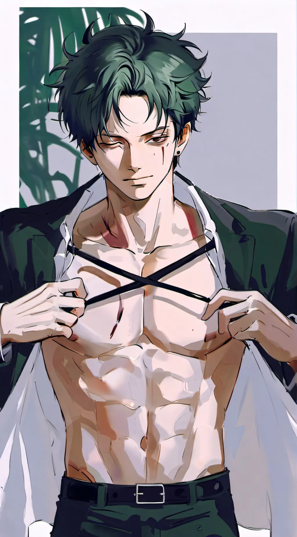 ai character: Zoro background