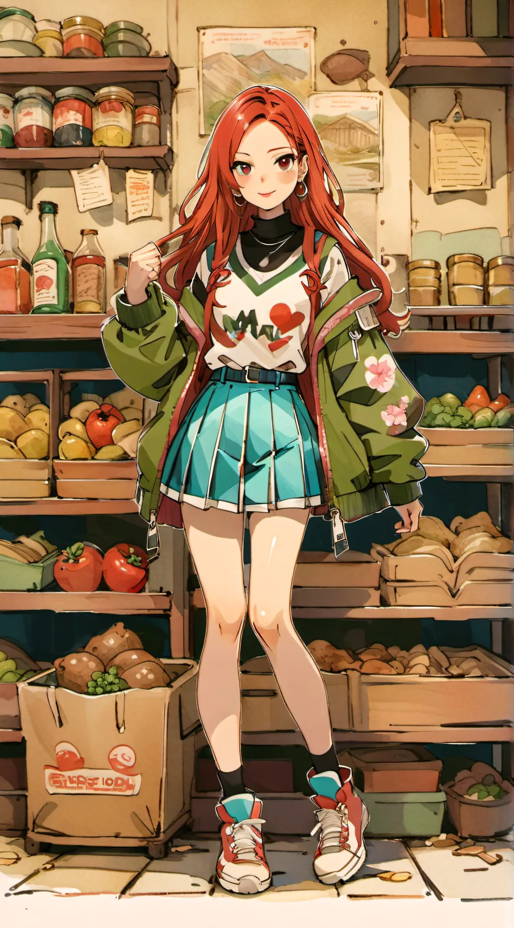 ai character: meuic background