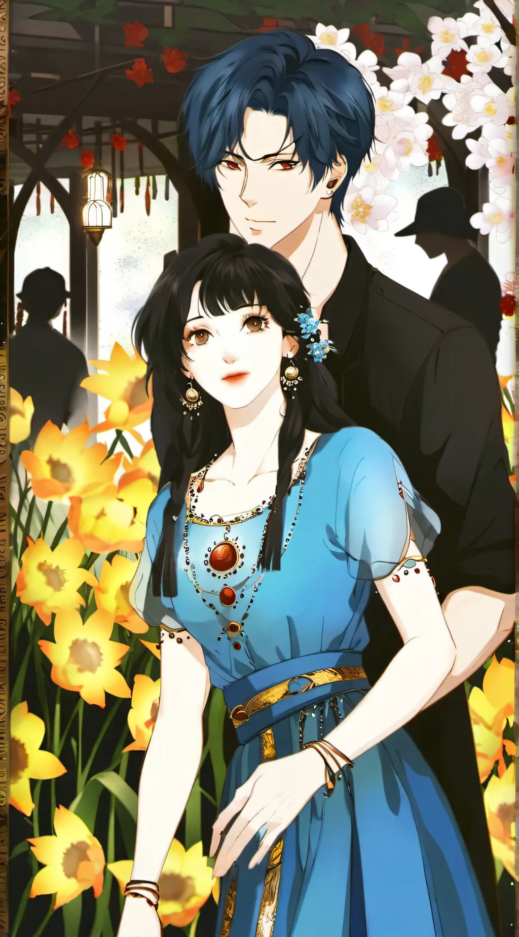 ai character: Ali and mia  background