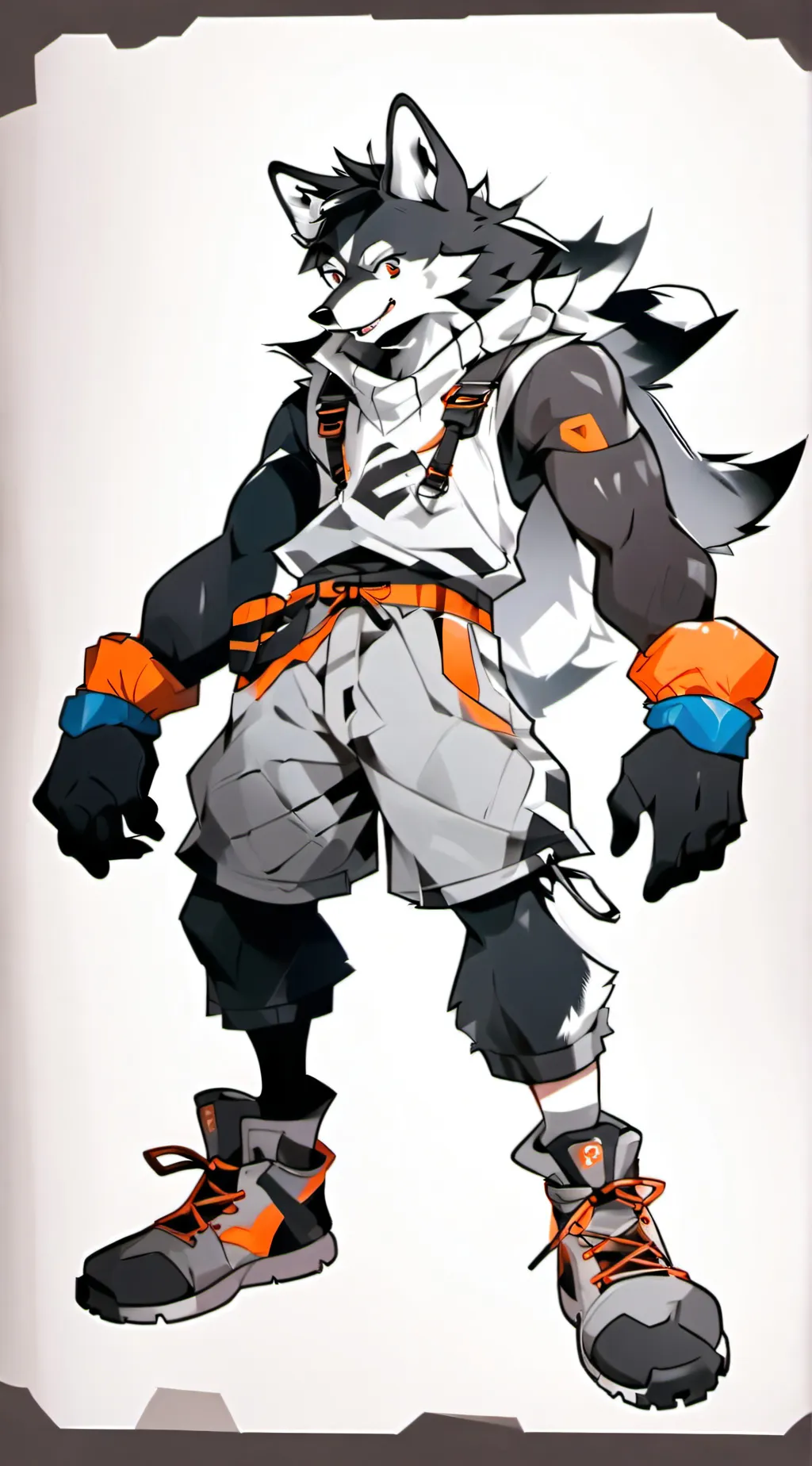 ai character: wolfie background