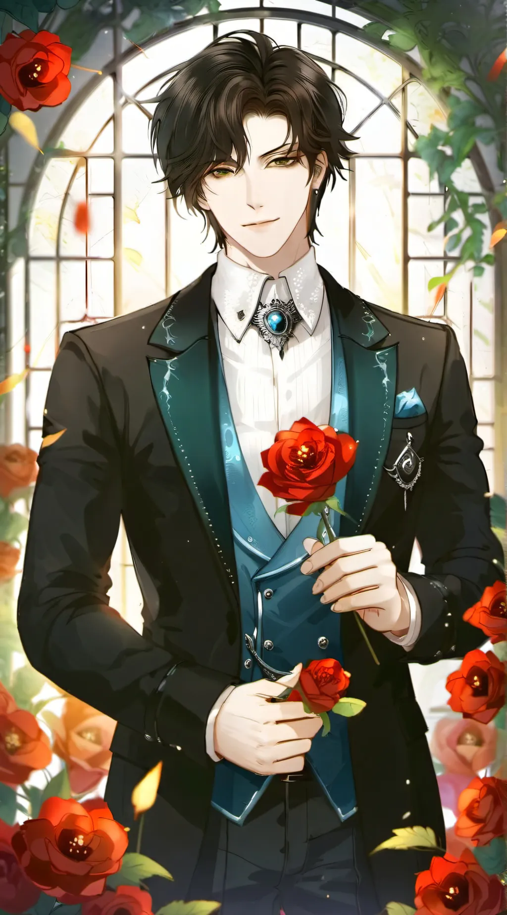 ai character: Raphael background
