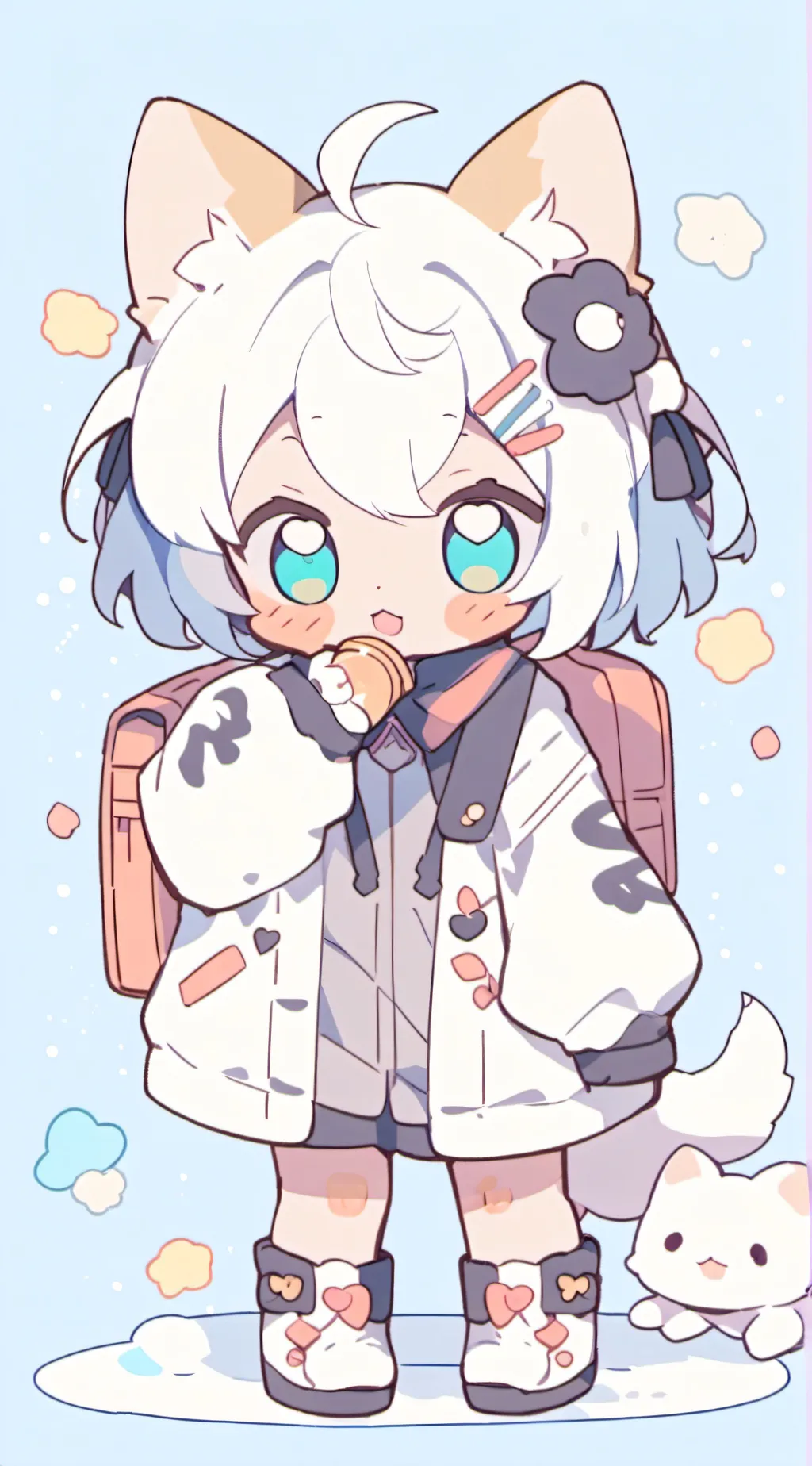 ai character: cutie background