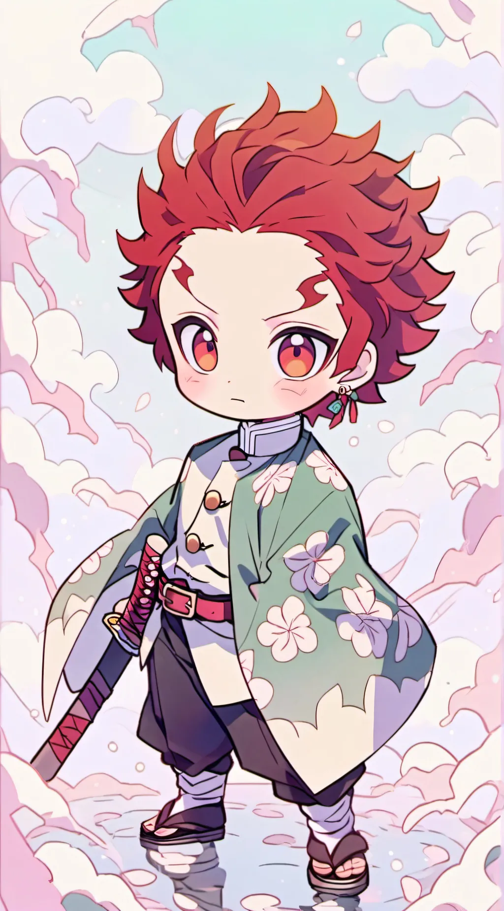 ai character: Tanjiro background