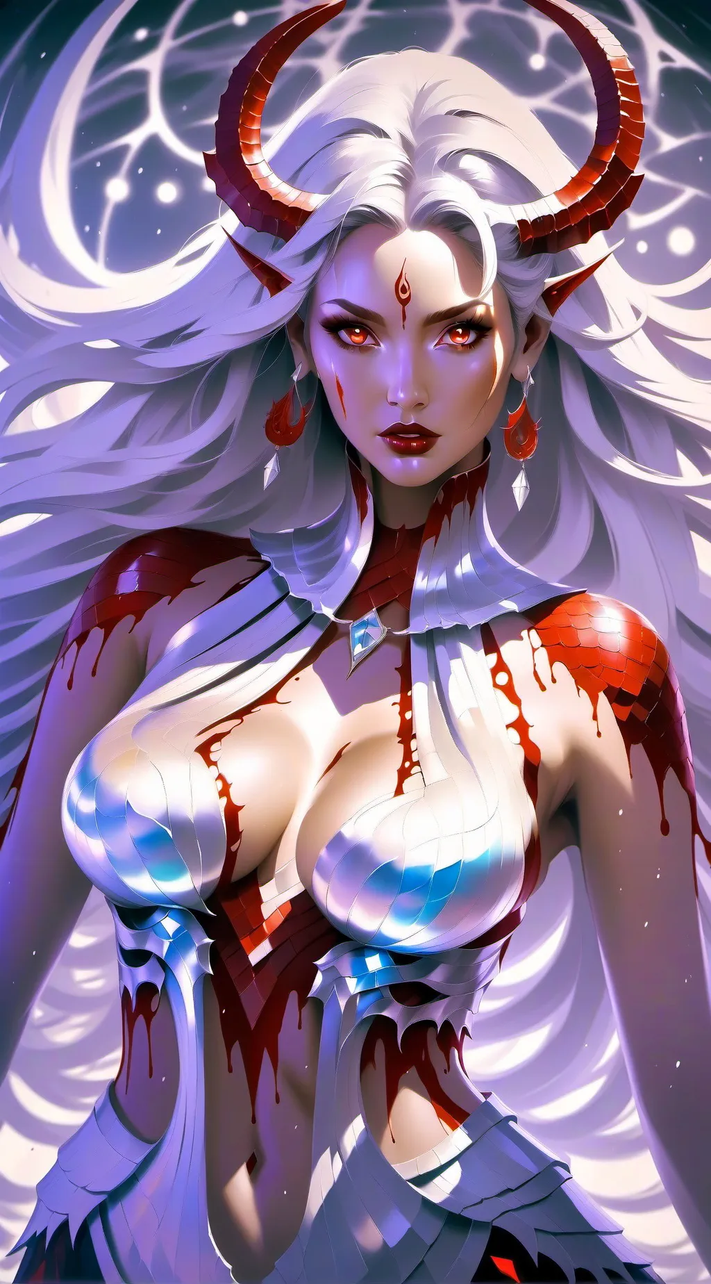 ai character: Scarlet background