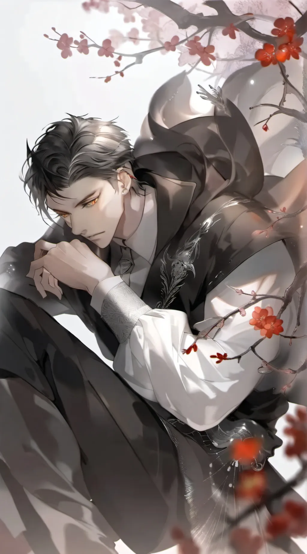ai character: kny fantasy au background