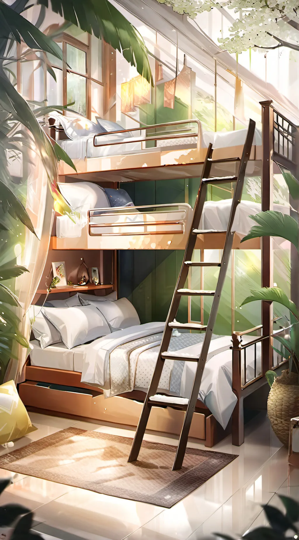 ai character: fpe sleepover background