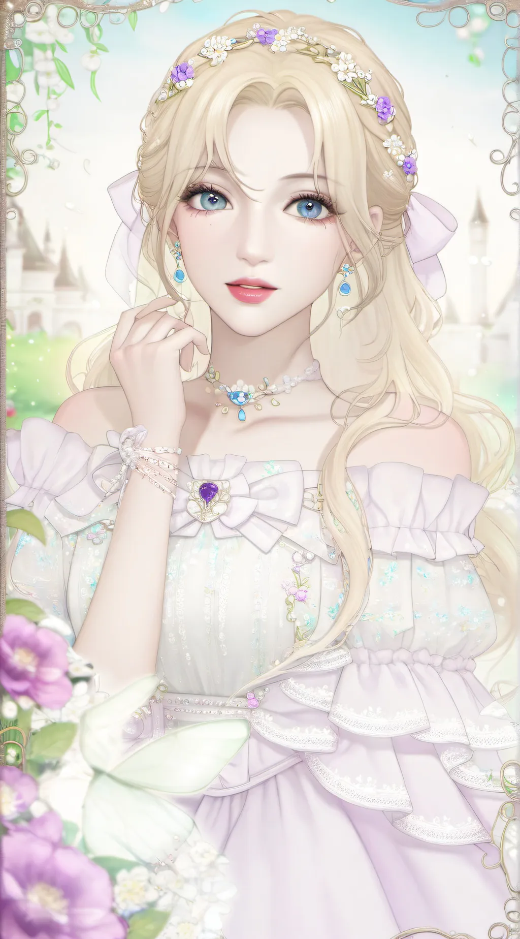 ai character: princess Anine background