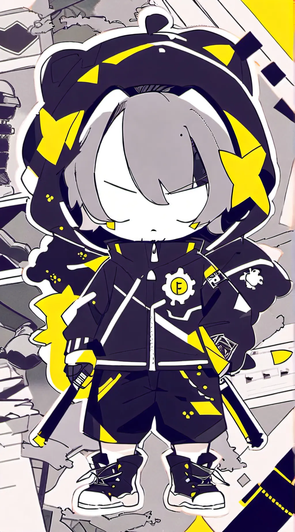 ai character: Infection au oc background