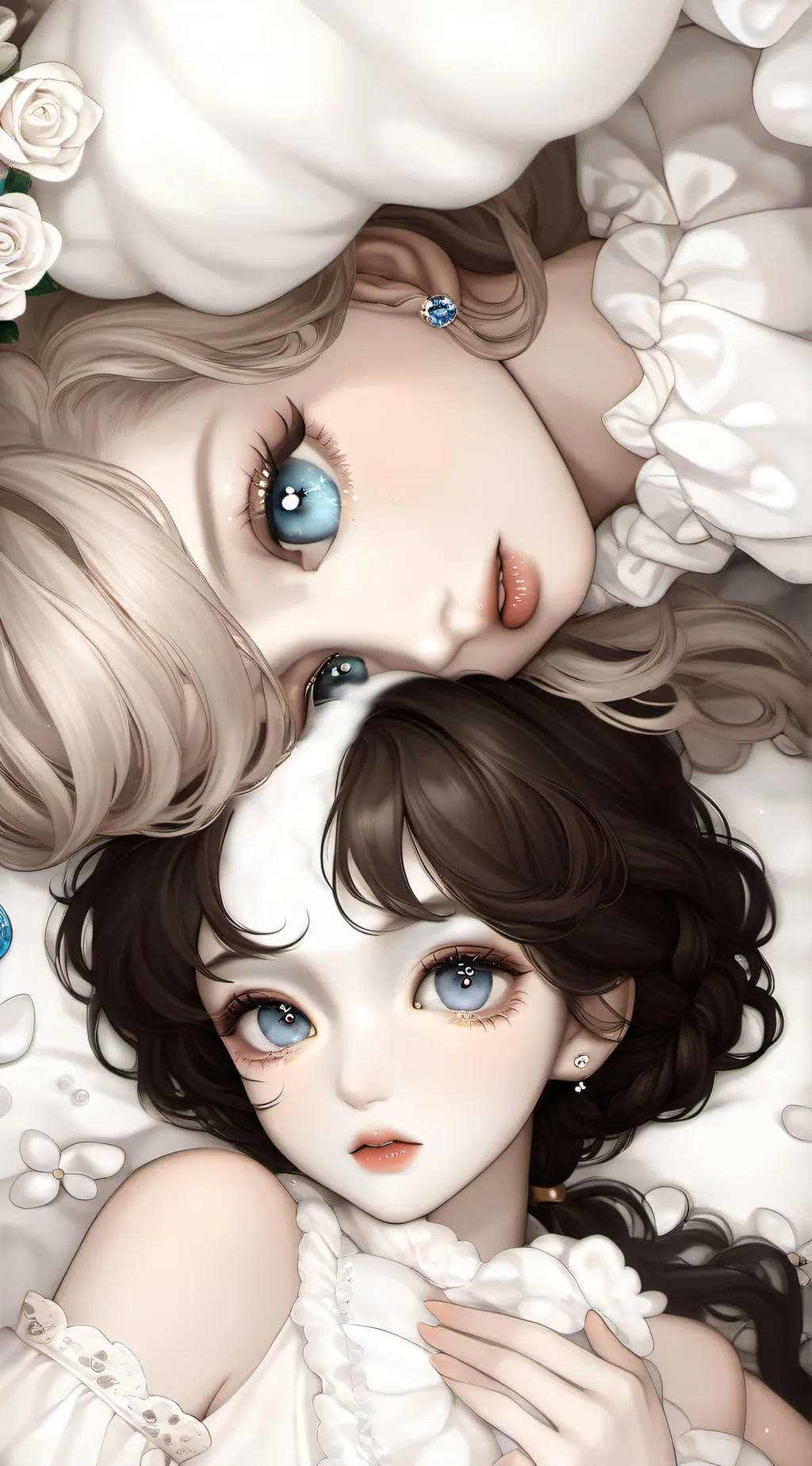 ai character: Emyli and Isabella background
