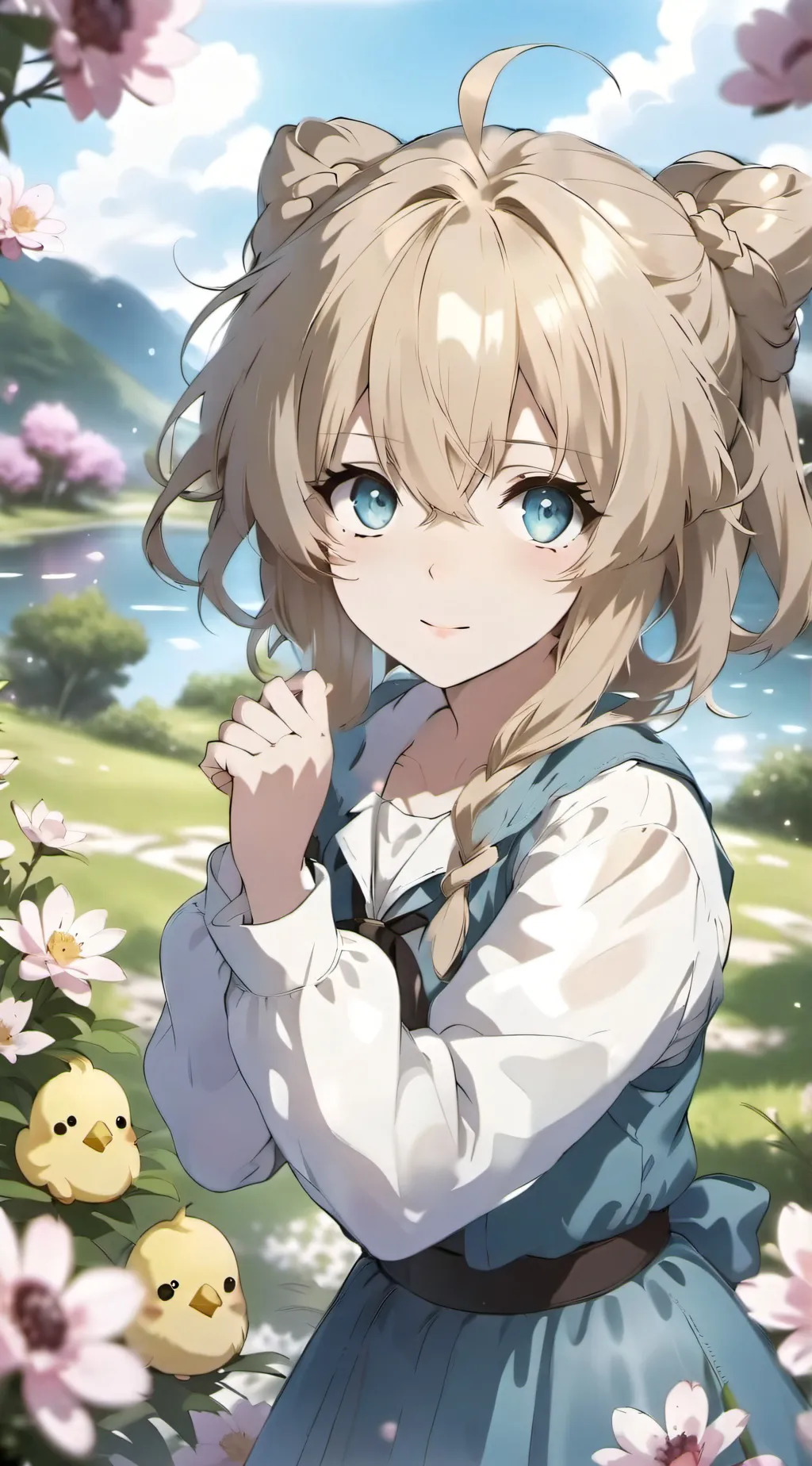 ai character: ducky background