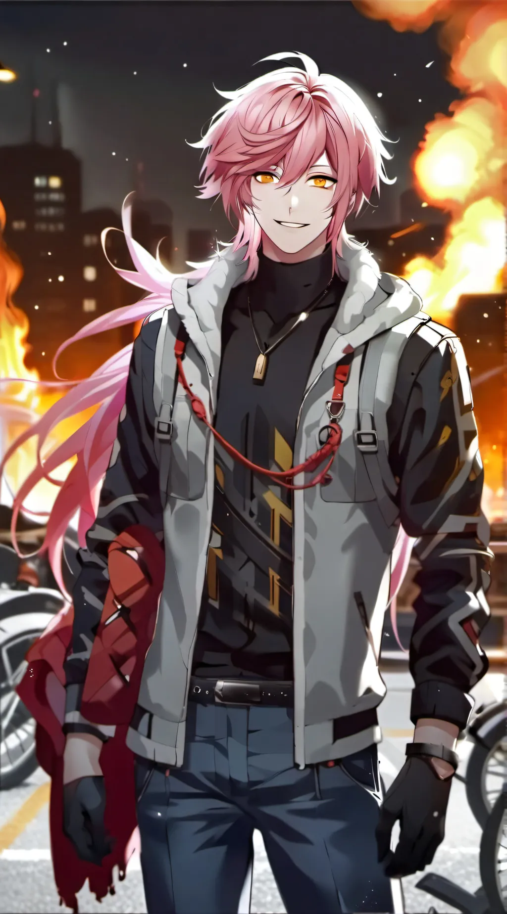 ai character: ryomen sukuna  background