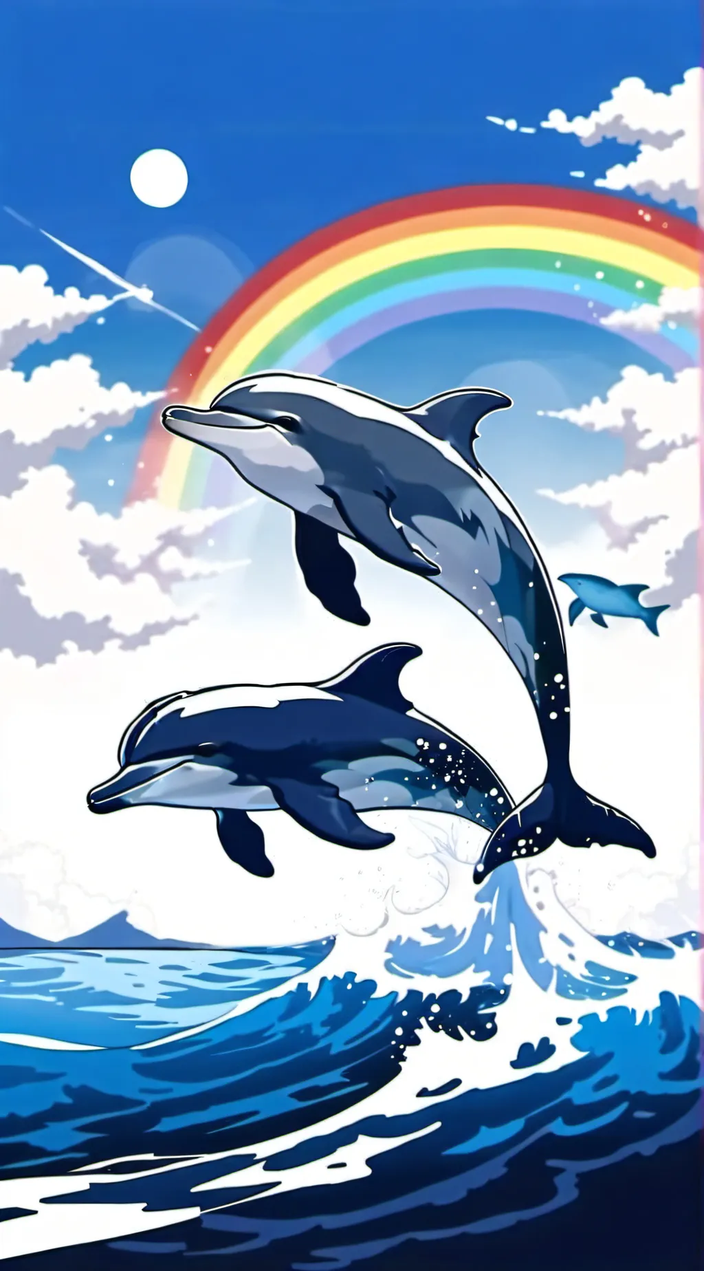 ai character: Dolphin background