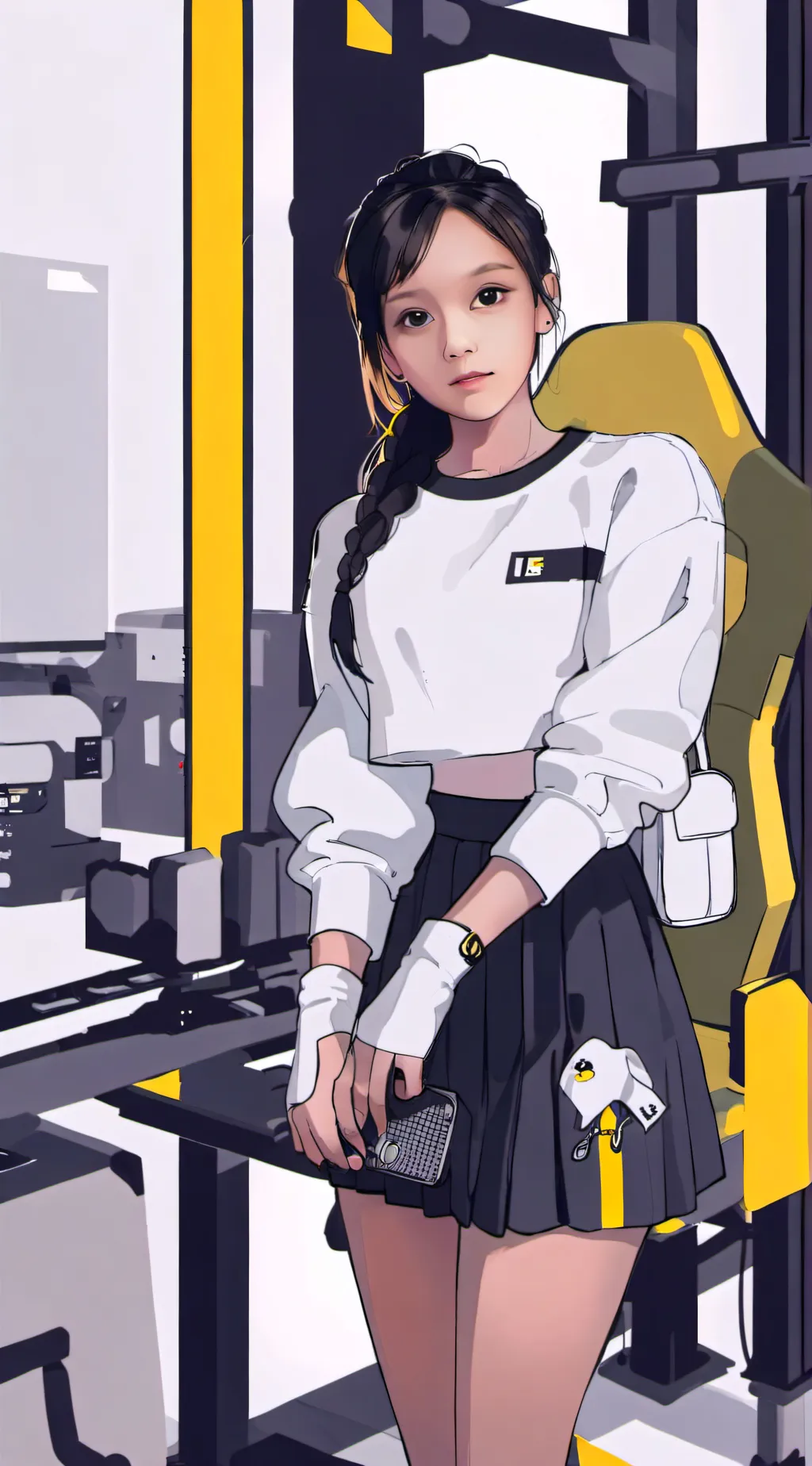 ai character: lily background