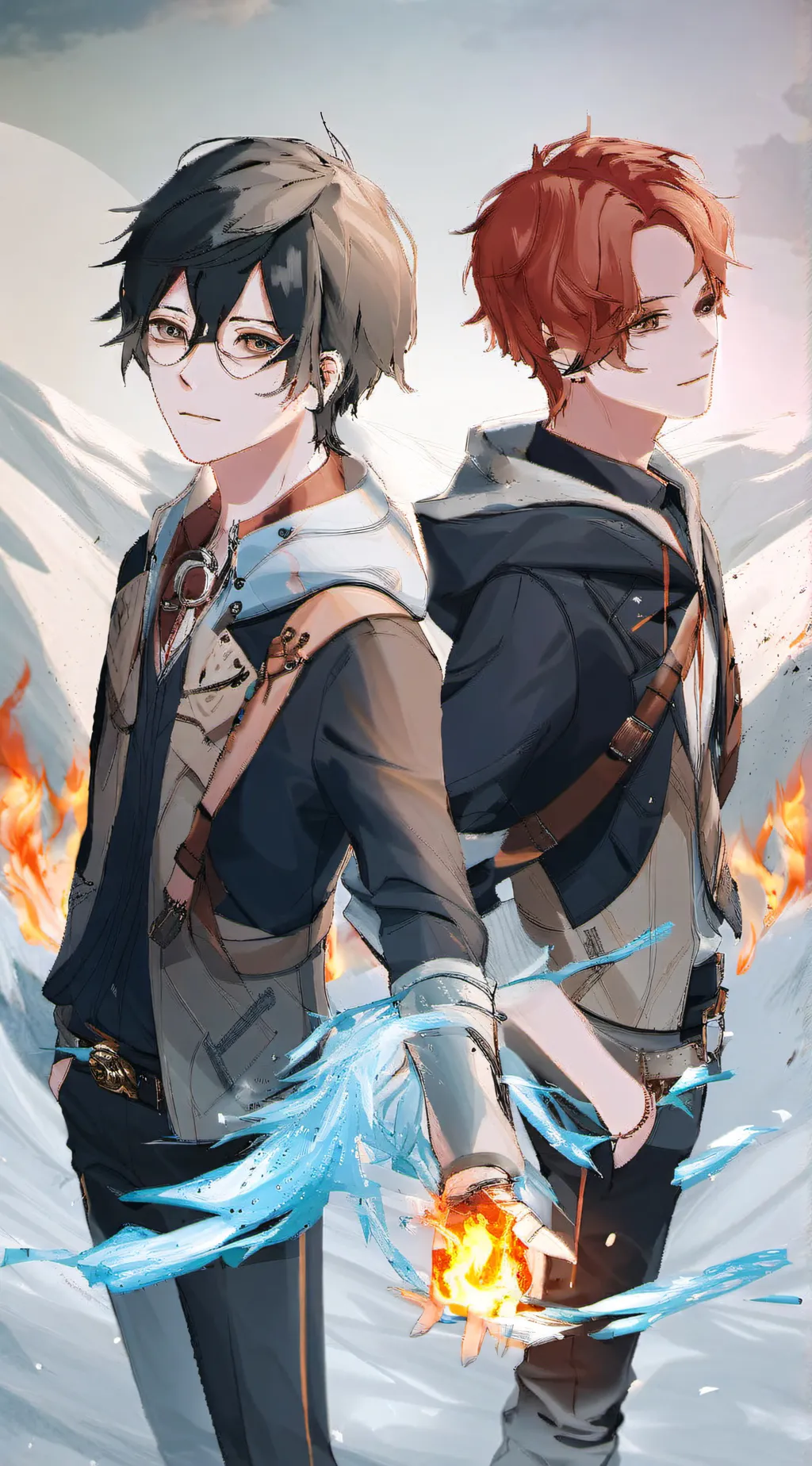 ai character: elemental heros background