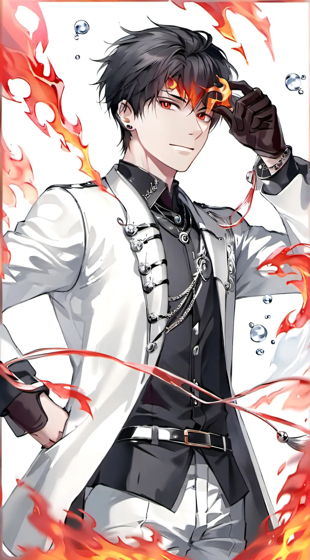 ai character: Shoto Todoroki background