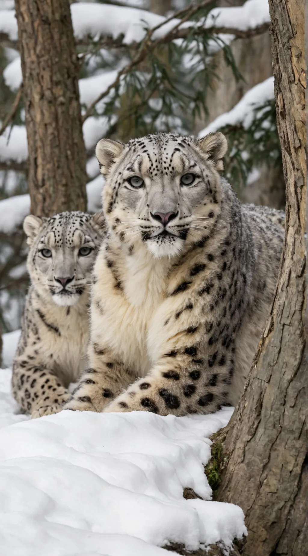 ai character: leopard enclosure  background