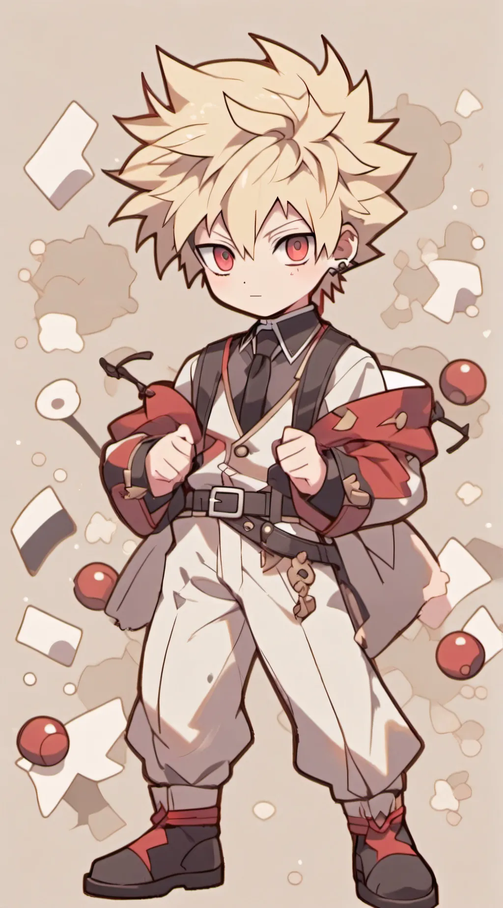 ai character: ~KirishimaxBakugo~ background