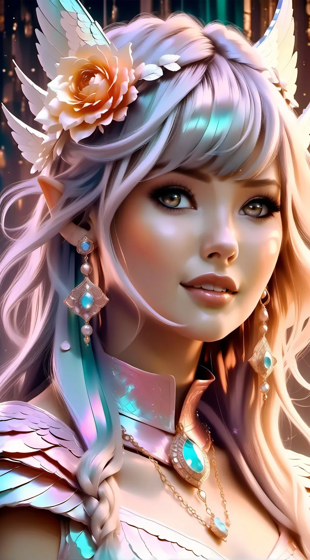 ai character: Manmi  background