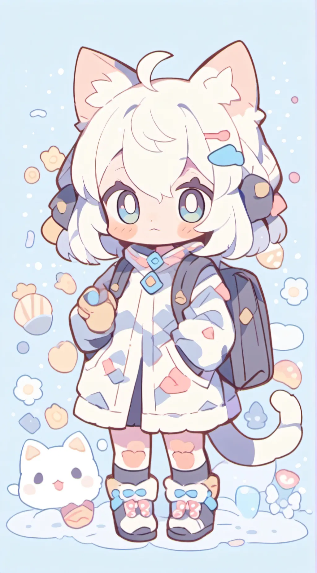 ai character: dad cat background