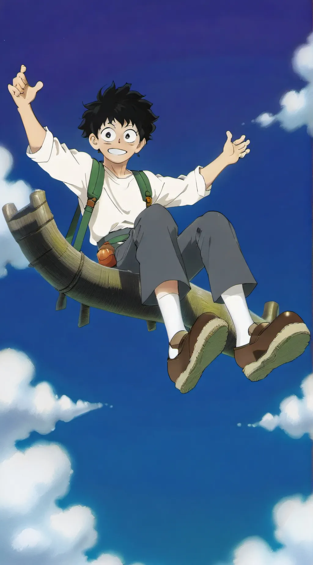ai character: izuku midoriya background