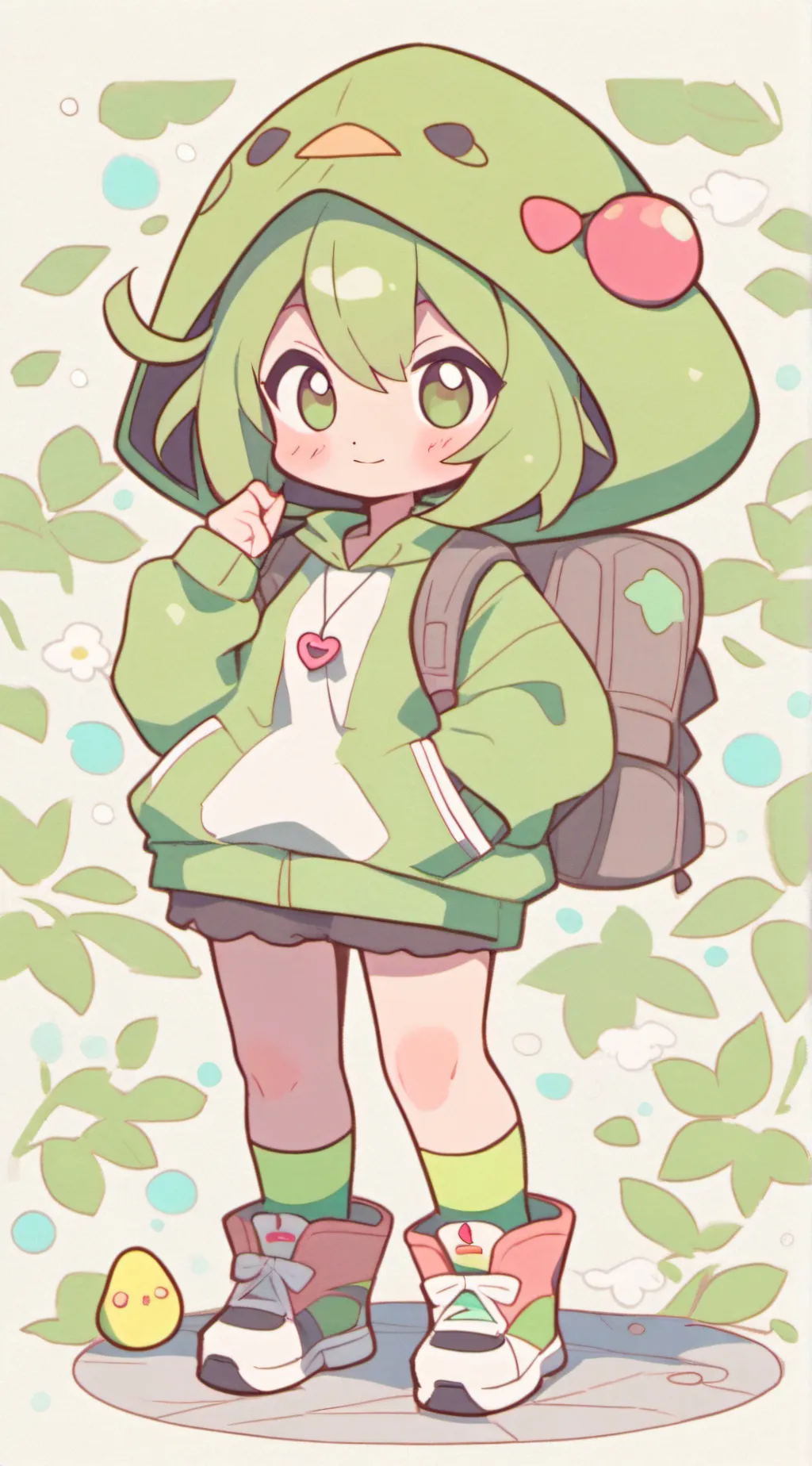 ai character: Maki background