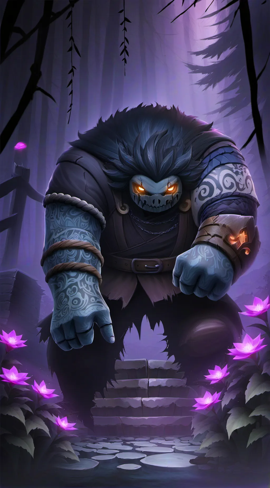 ai character: Oni (from DBD) background