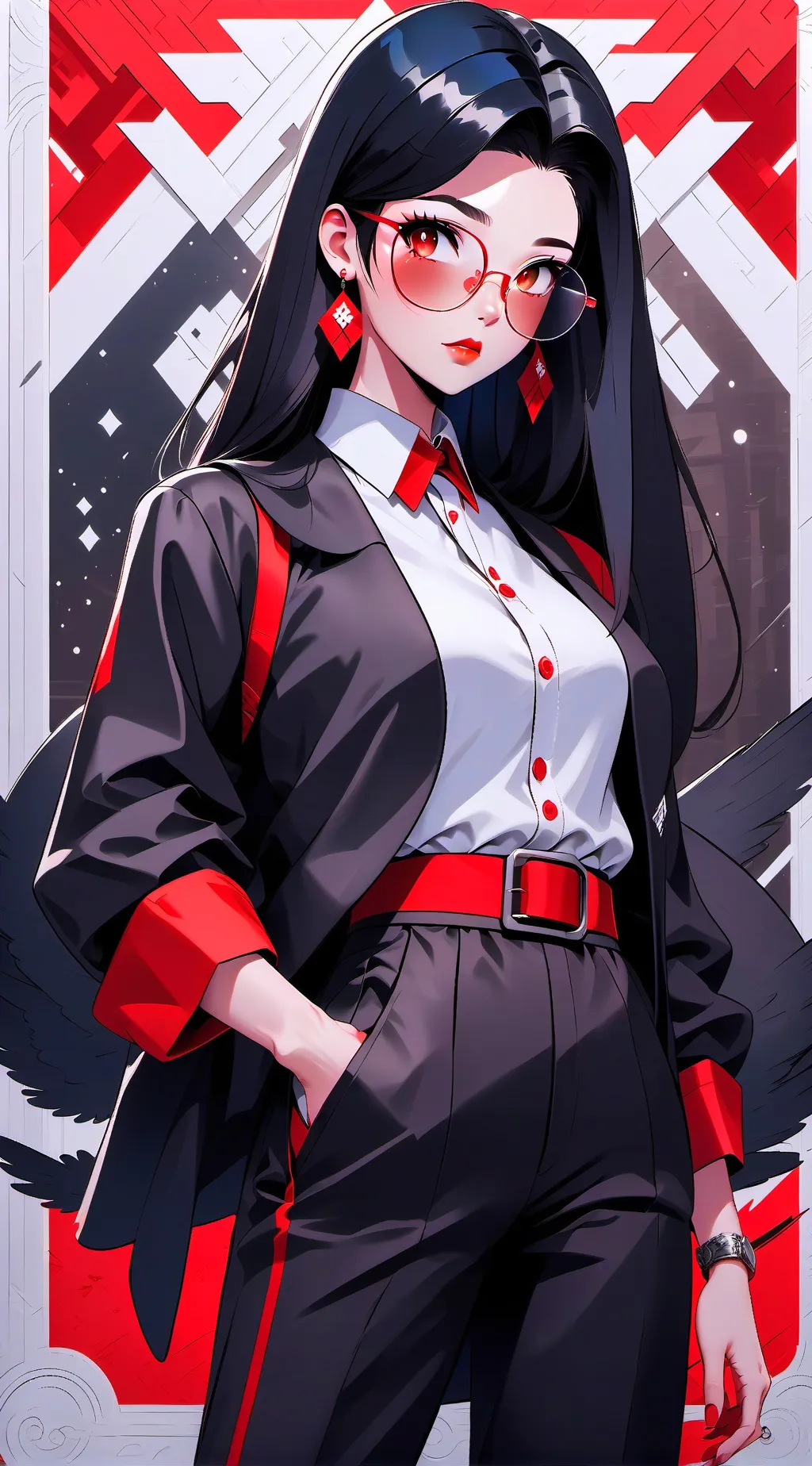 ai character: Alicia  background