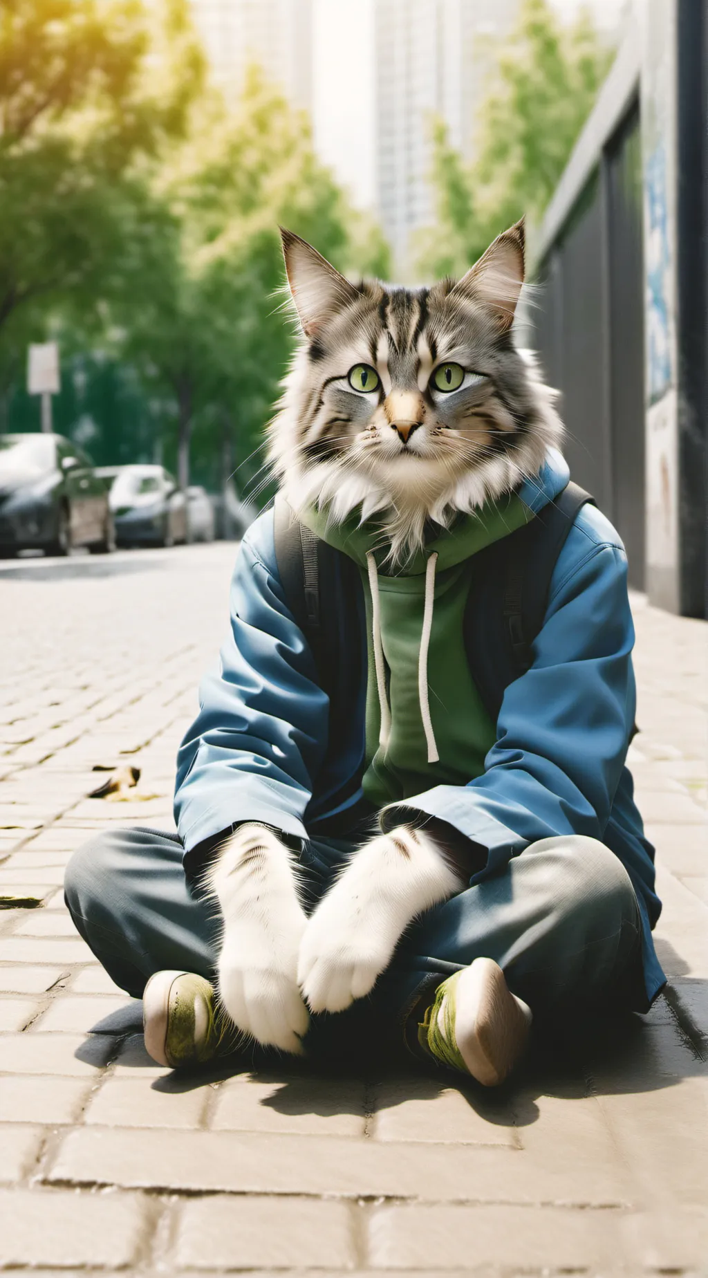 Talkie AI - Chat with homeless cat