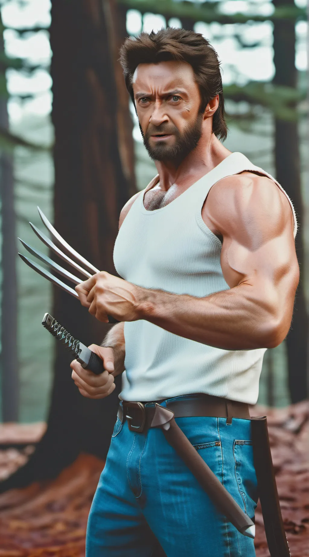 ai character: Wolverine  background