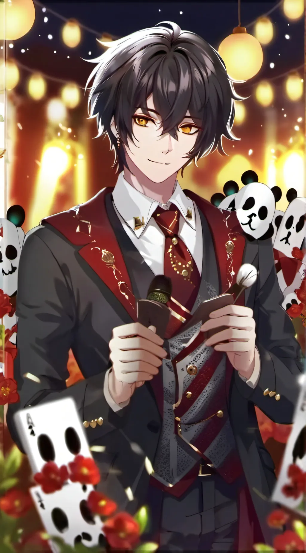 ai character: Leo background