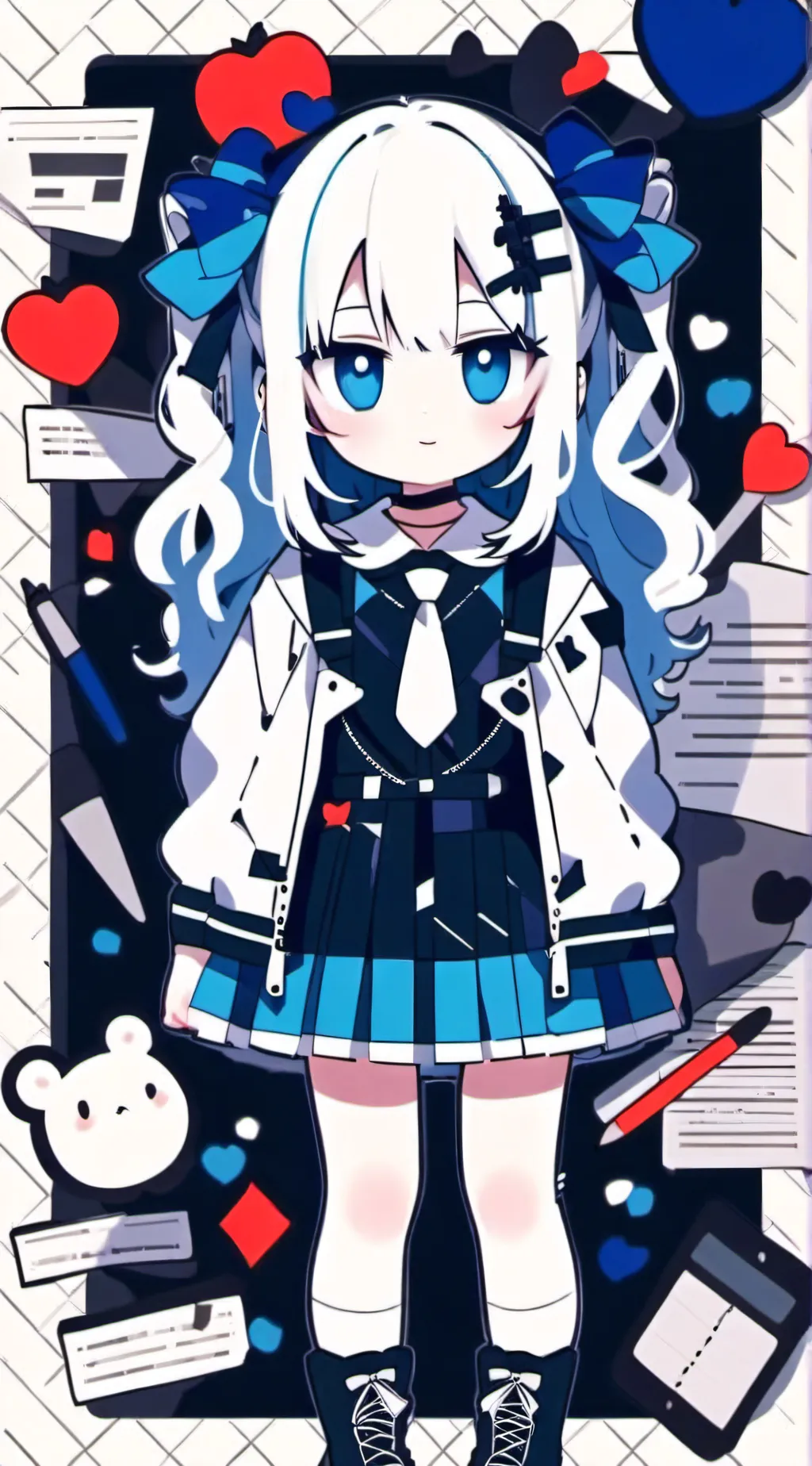 ai character: luna background