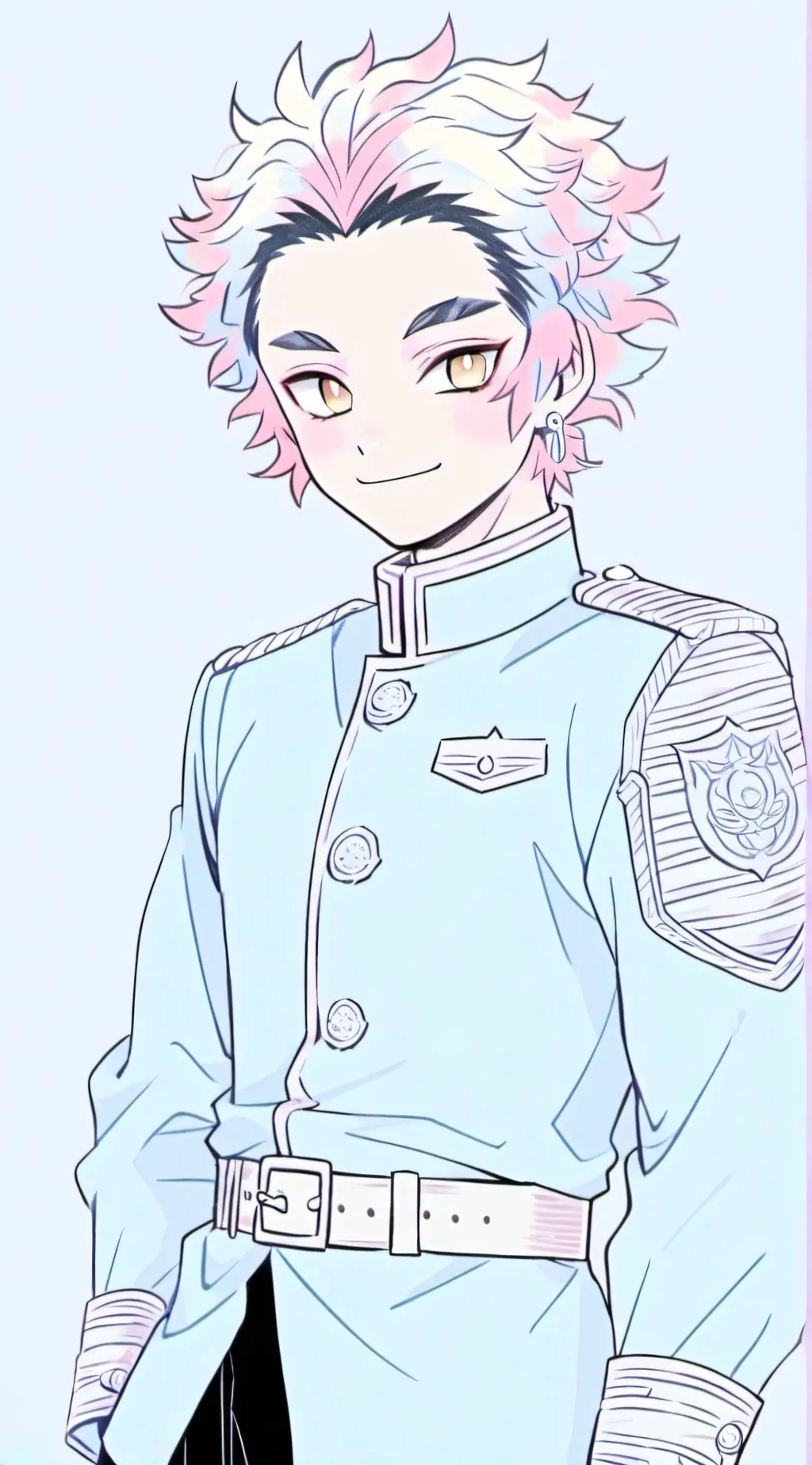 ai character: Kyojuro Rengoku DS background