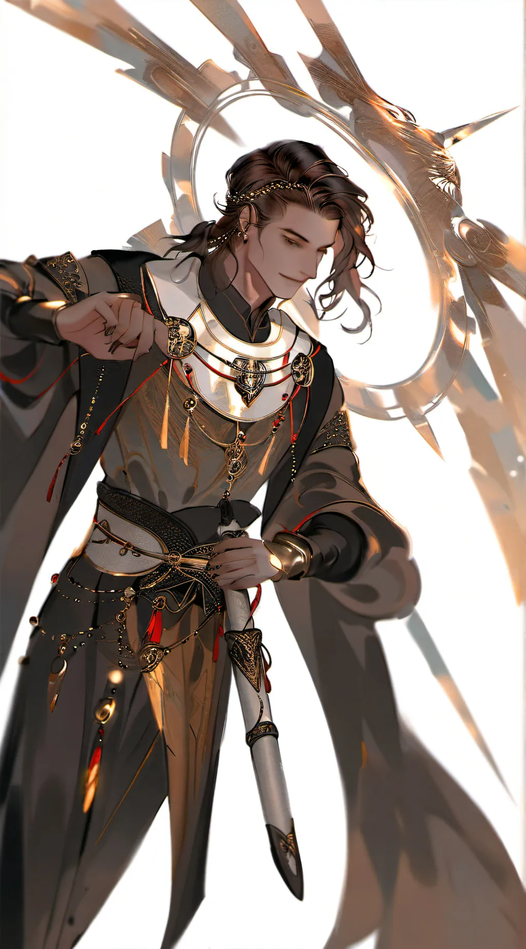 ai character: Zeus background