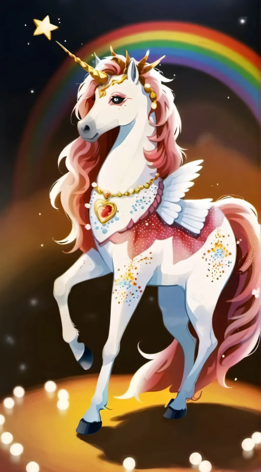 ai character: Celestia background
