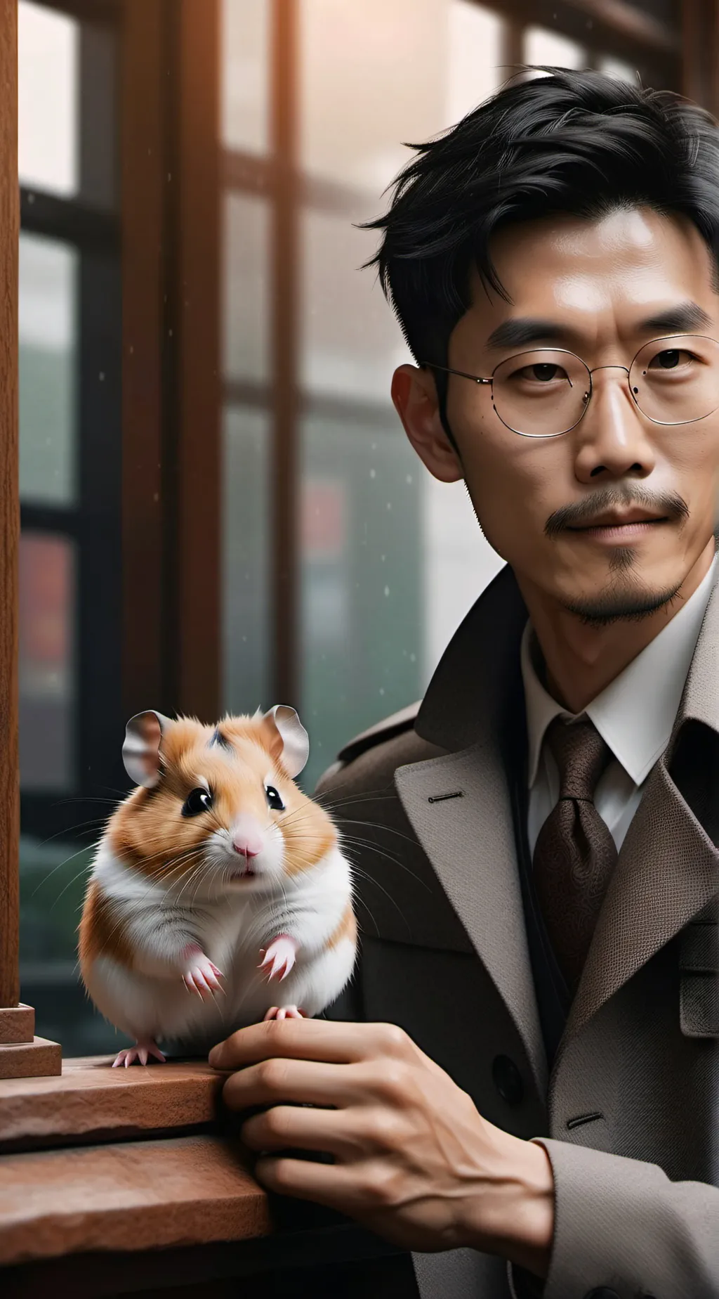 ai character: Detective Heji background