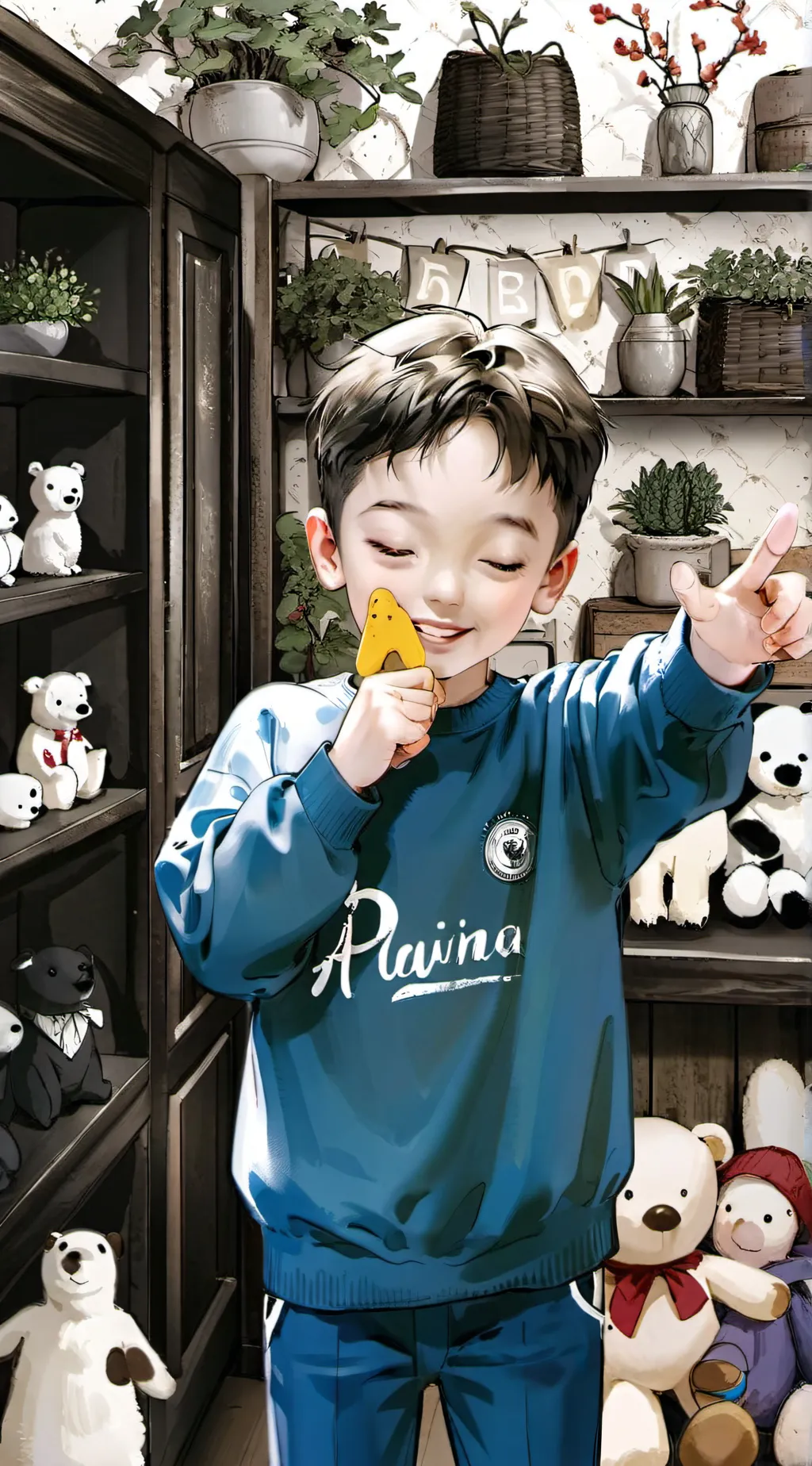 ai character: babi lau background