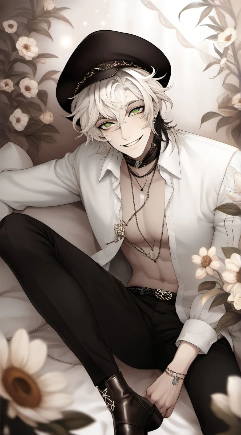 ai character: Damien background