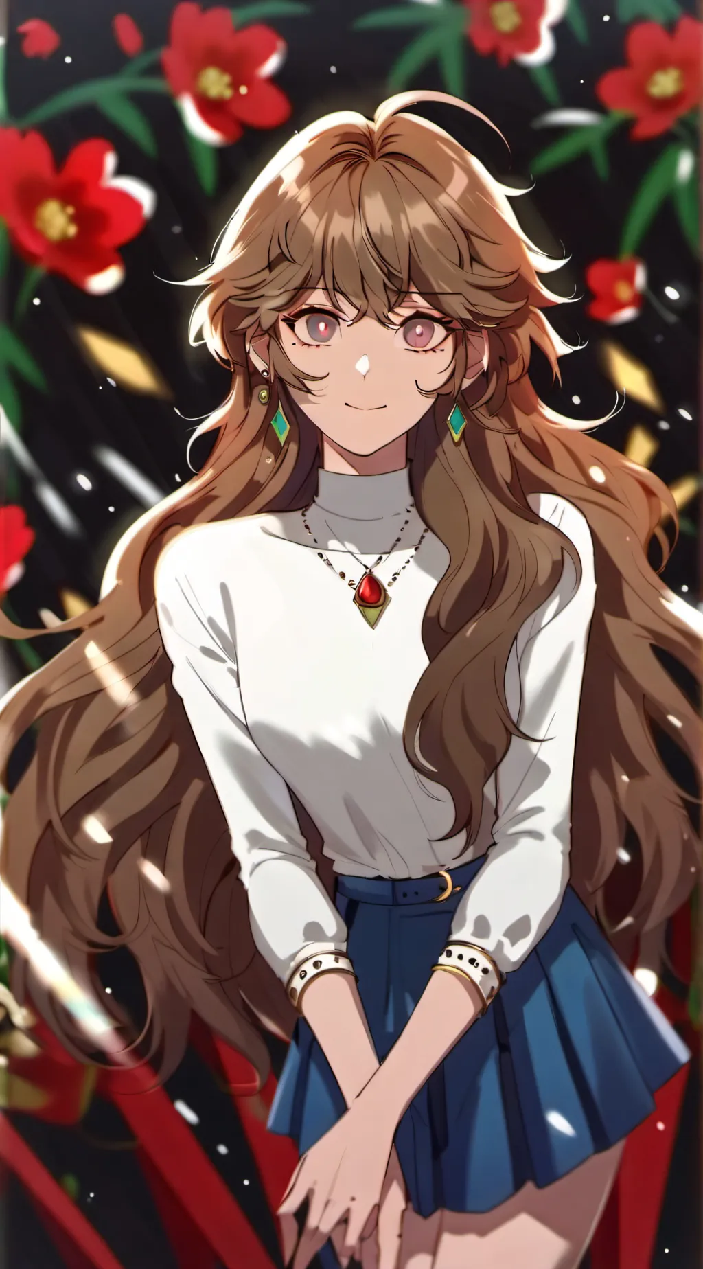 ai character: •~Roses~• background