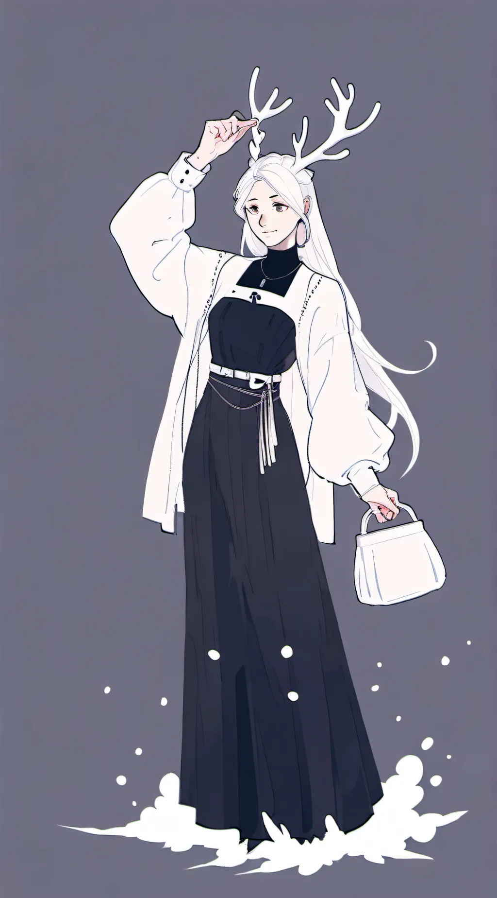 ai character: Aurora. Haitani  background