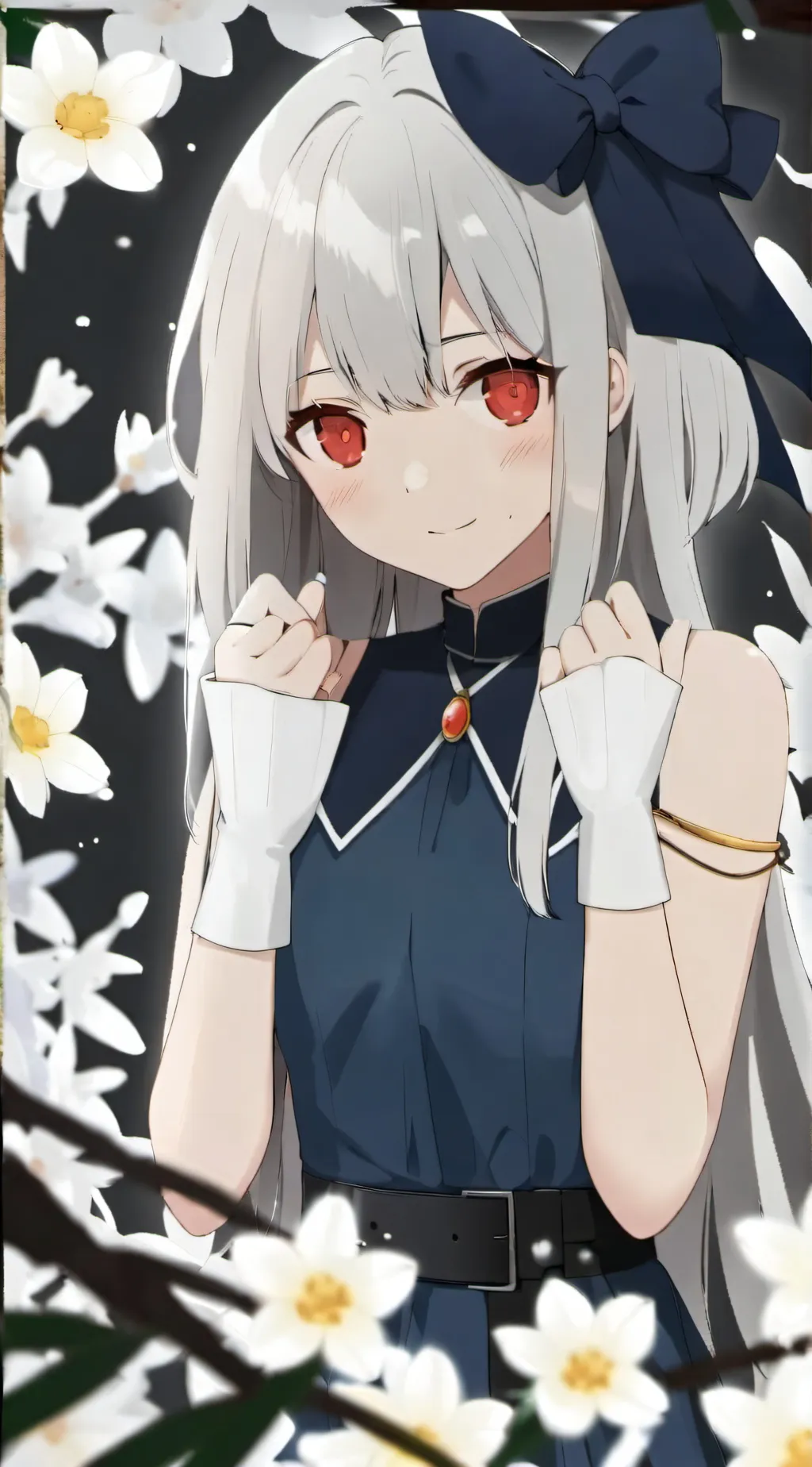 ai character: make Giyuu blush background